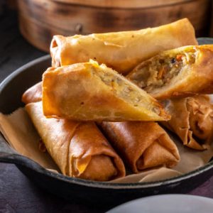 spring rolls (vegetable / chicken)