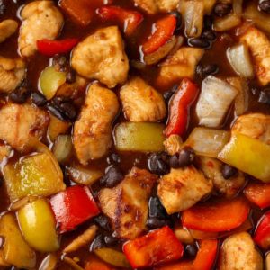 chicken with black bean sauce