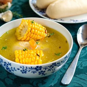 sweetcorn chicken soup